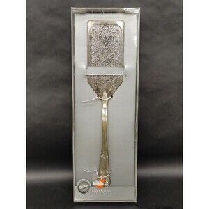 VTG Wilton Silver Plated Cake Server w/Ornate Design On Blade & Handle 12" L NIB
